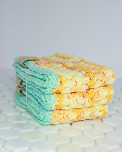 Crochet Washcloth Set